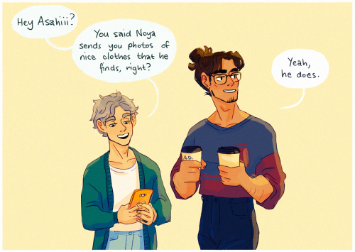 dreamingpartone: ASANOYA WEEK 2021 | @asanoyaweek21Day Four: Long Distance/Clothes ft. Suga’s 