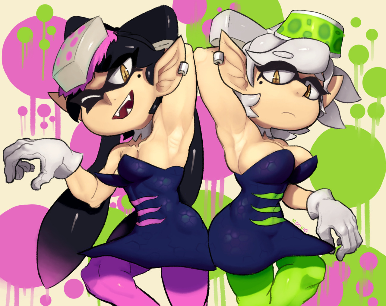 lewdmoonie: fit pits vs chubby pits https://www.pixiv.net/member_illust.php?mode=medium&amp;illust_id=67814554