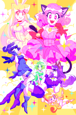 beriicure:  MEW MEW POWER!!💕✨ (from the TMM zine!) 