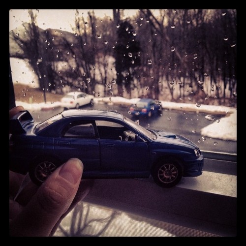 #subaru #wrx #igotasubaru #rainyday #scalemodel #notobsessed...