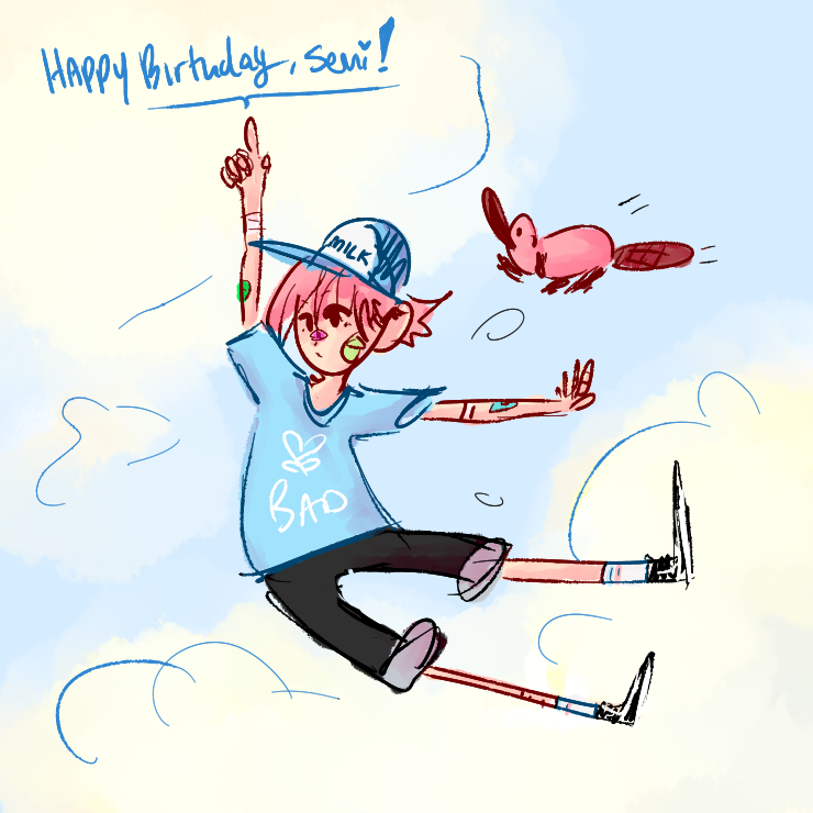 kid708:  dooble for the bday boy semi @c2oh 
