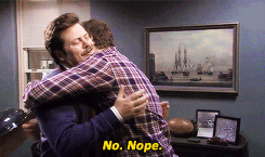 Ron and Andy + Hugs