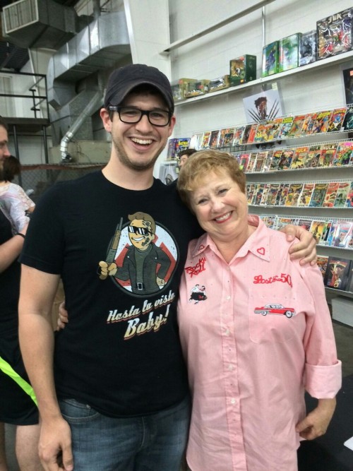 Got to meet Lynne Marie Stewart (Miss Yvonne from Pee Wee’s Playhouse/ Charlie’s mo