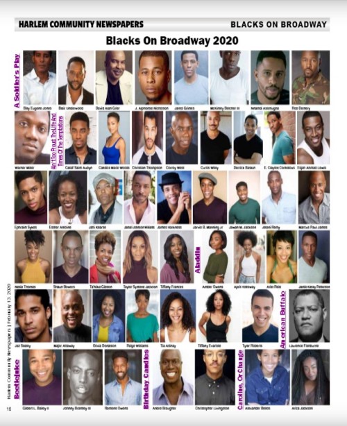 “BLACKS ON BROADWAY”Harlem Community Newspapers | February 13, 2020  