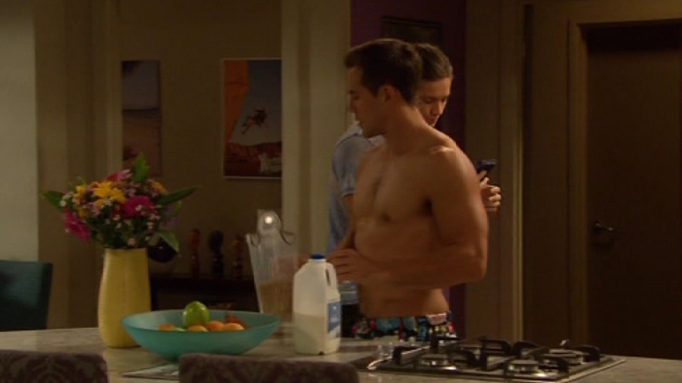 boycaps:  Matt Wilson and Travis Burns shirtless in “Neighbours” 