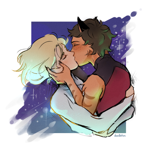 doodlefox2:their kiss literally saved the universe lol