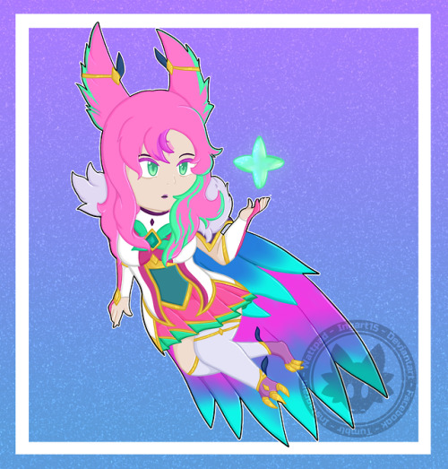 Chibis de las Skins de las Starguardians, me tomo mucho terminarlos pero al menos no se me arruinaro