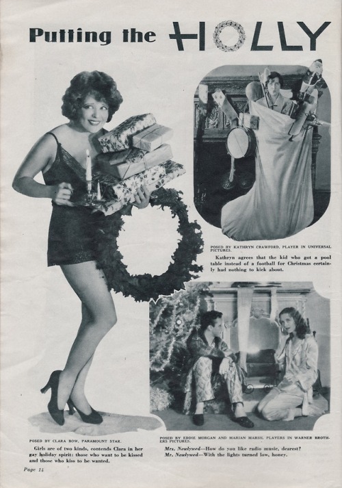 “Putting the Holly in Hollywood” -  FILM FUN magazine. January, 1931.