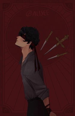 aliseeart:  Akira ♟ Fool Hermit Priestess