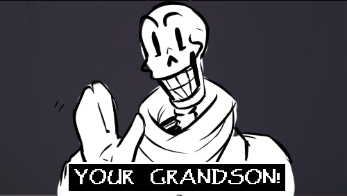 tratserenoyreve:  @sushinfood caught my attention by mentioning grandpa gaster so i whipped this up from this. lmao no i’m not gonna attempt to do wingdings ever again. 