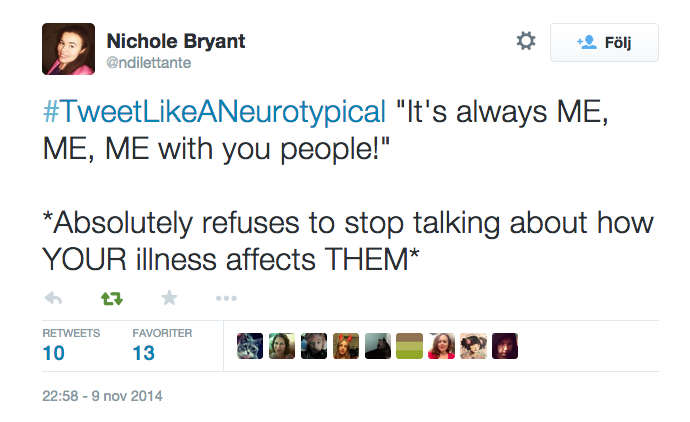 politicalsexxxkitten:  mpreg-tony:  poparoll:  some gems from the #TweetLikeANeurotypical
