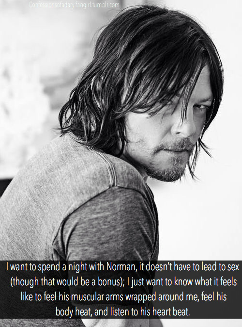 confessionsofadarylfangirl: Confession: I want to spend a night with Norman, it doesn’t h