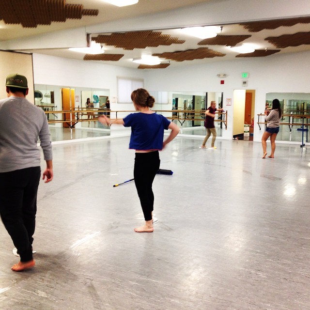 This crew spent their first Friday night back at school scrubbing floors and mirrors with smiles on their faces. So lucky to have these dancers in my life! Thank you @elijahdelrey @anna_gooood @heyoooo_its_zoey @gracenunnel @sams_achump @bbwolf1...