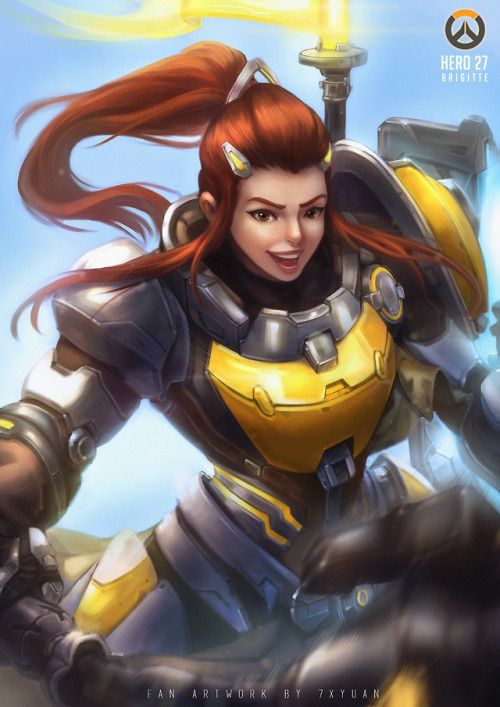  “I WILL PROVE MYSELF!”fan artwork of Overwatch’s 27th Hero: Brigitte Lindholm!It&