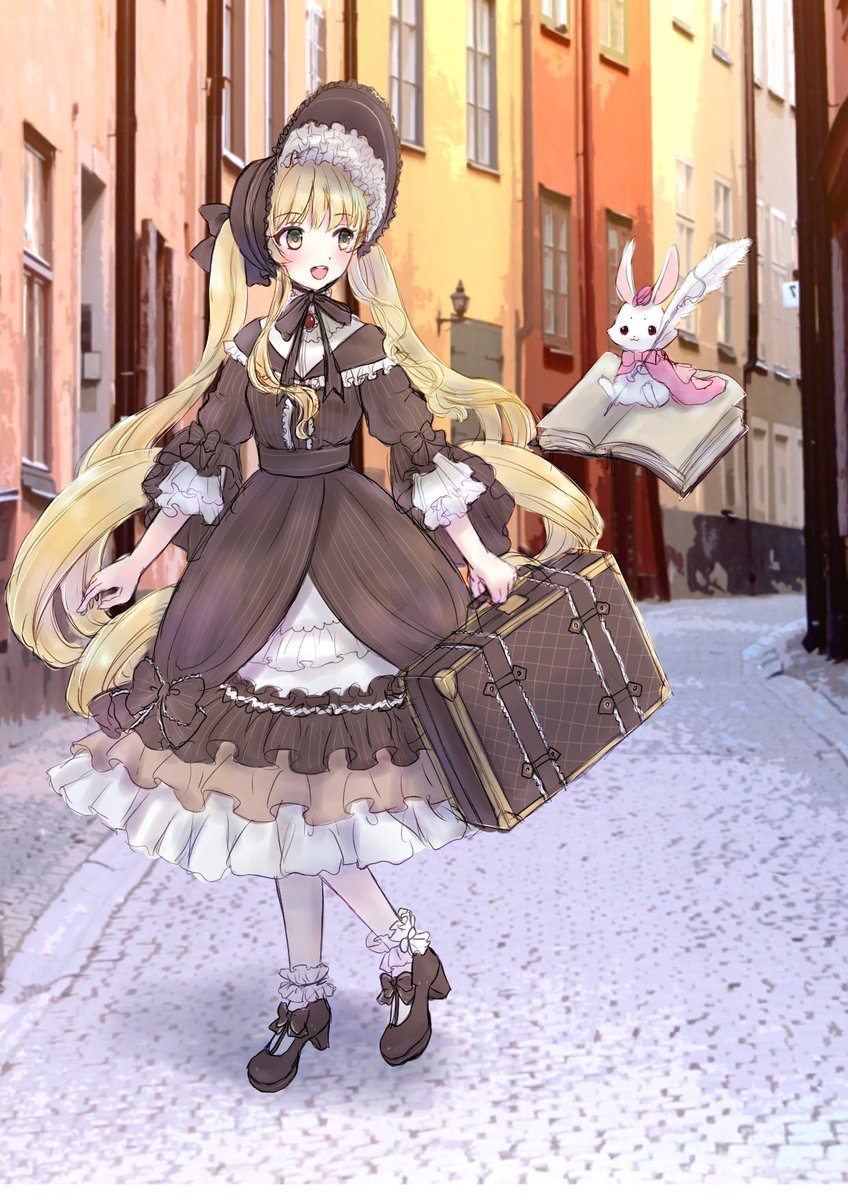 Love Miraland お題 少女浪漫譚 リリアンヌとリリアンの旅的なのを描きたかったw