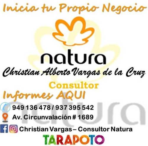 Inicia tu propio negocio con productos #Natura, en #Tarapoto,...