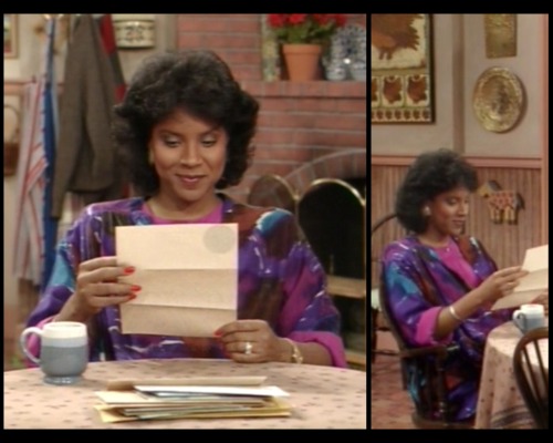 tabberwammer:  Phylicia Rashad’s pregnancy during Season 3 of The Cosby Show 