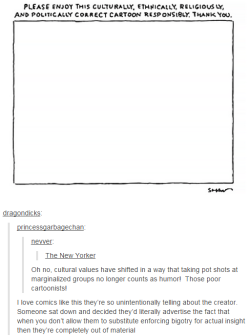 the-smiling-pony:  nobszone:  shittywebcomics:  michaelpoe:  sirkowski:  Submission: “I thought you might appreciate this. In supreme irony, some people STILL managed to get offended at a blank square that was specifically calling out people for censoring