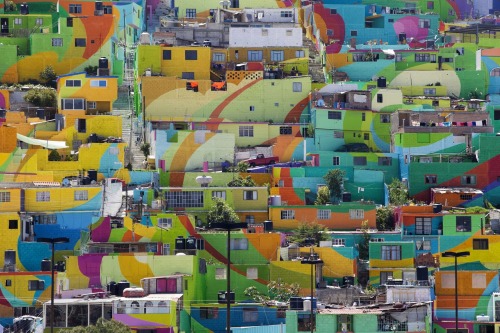 guardian:  Mexico’s largest mural brightens porn pictures