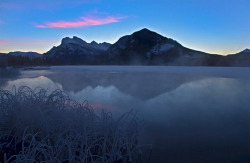 pointedahead:  90377:A banff winter morning by bob    I’m very excited to see the Canadian Rockies one day soon.