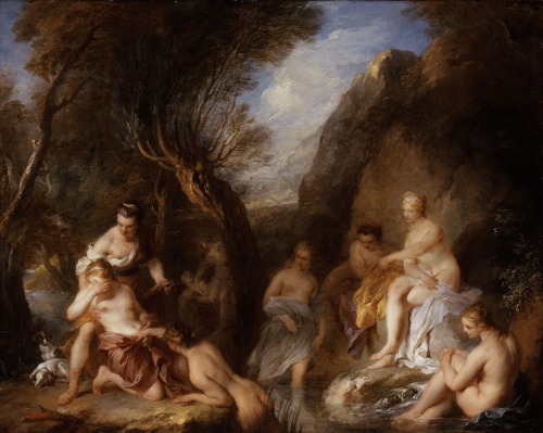 didoofcarthage:Diana and Callisto by Francois Lemoyne France, 1723oil on canvas 