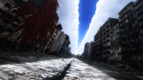 One Punch Man has not only really cool animation, but backgrounds as well. They put much attention t