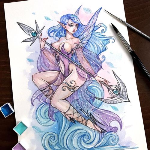 Fairy of water ‍♀️ If you live in water you don&rsquo;t have to worry about getting wet You 