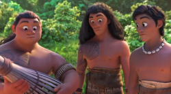 saccharinescorpion: appreciation post for these random fishermen in Moana cute perfectly convey the EXACT emotion you feel when two people you know well but don’t know “well” get into a family argument in front of you 