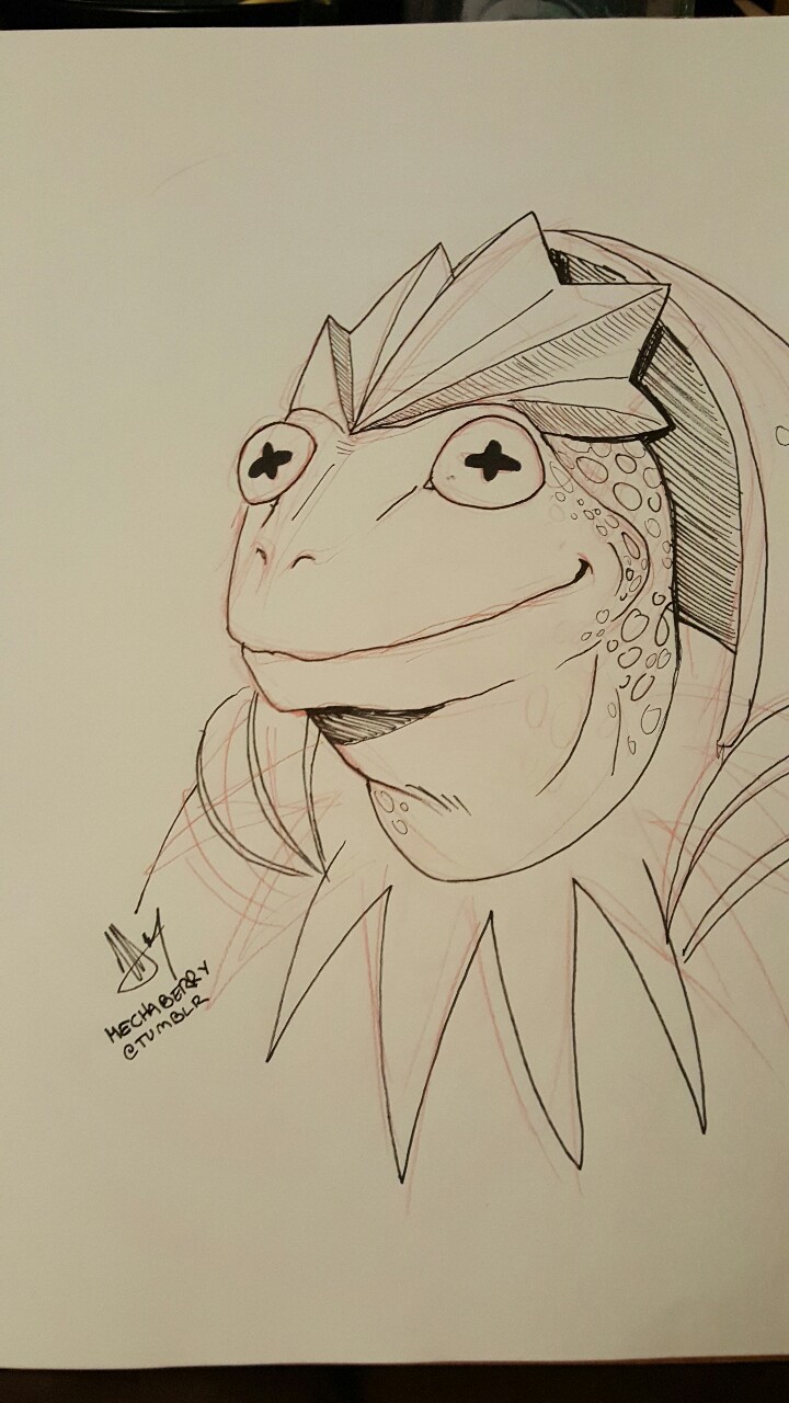 comiclysmic:  Kermit… The Krogan…  I… I don’t know why… 