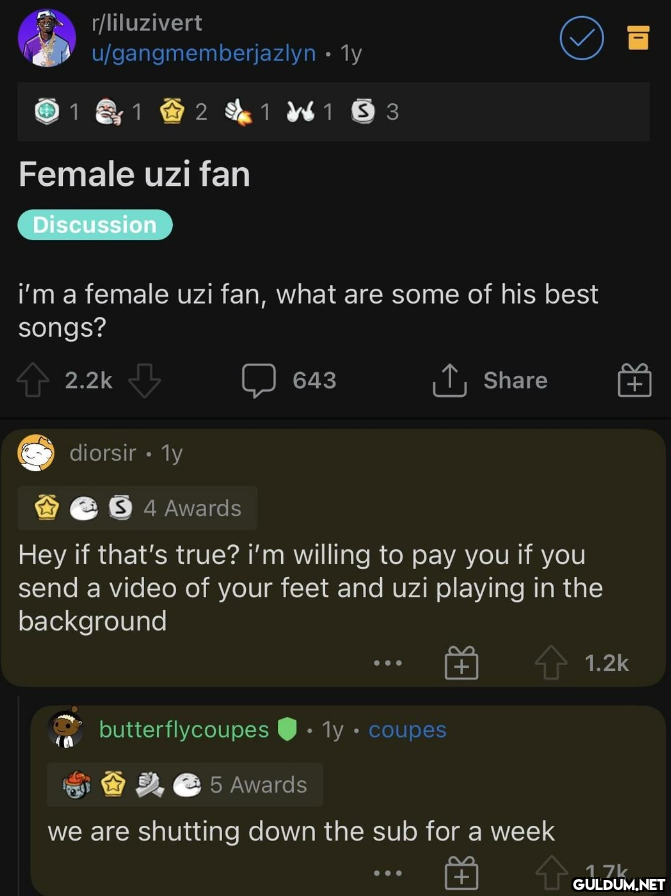 1 r/liluzivert...