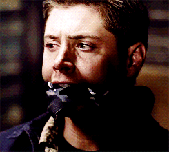 supernatural-tardis:  Dean + Gagged and Tied up  “You give a girl all sorts of nasty ideas.” 
