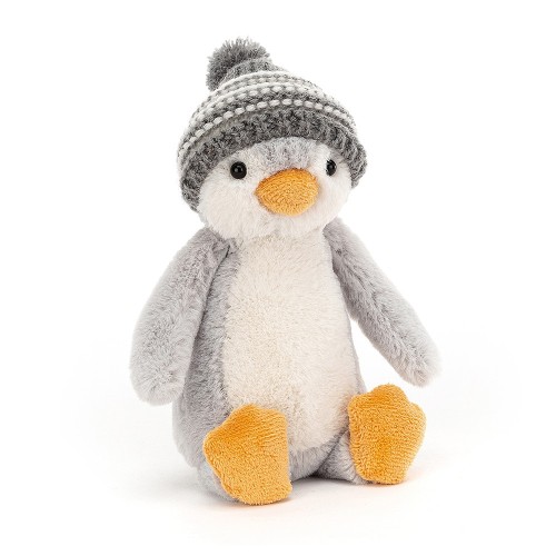 jellycatstuffies:Bashful Bobble Hat Penguin Navy, Grey and BurgundyKo-fi / Instagram