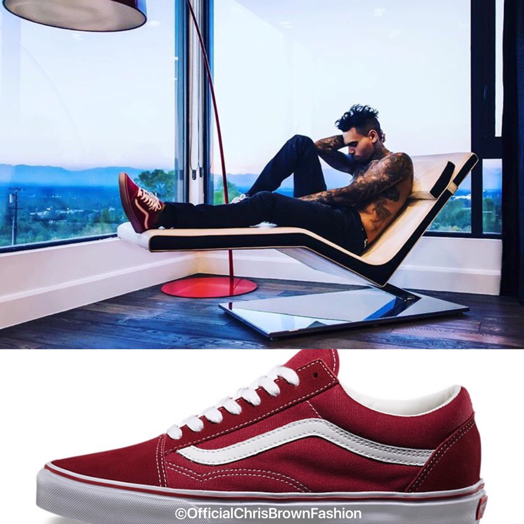 vans zapato chris brown