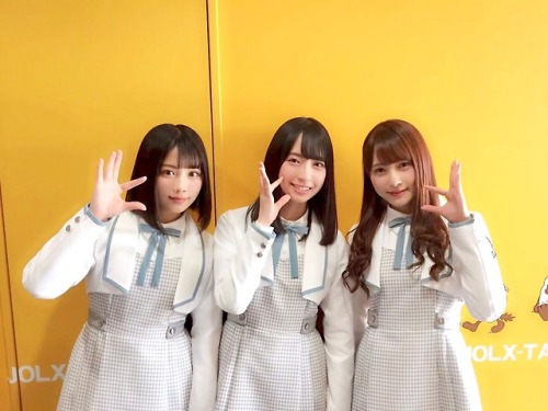 加藤史帆 + 金村美玖 + 渡邉美穂 × メ～テレ「UP!」 でらイイネ!日向坂46@hinatazakanews 2019.03.22 15:13