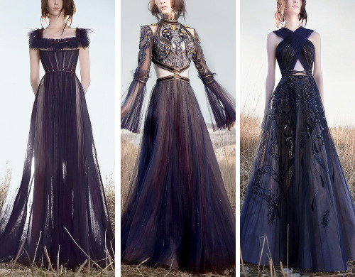 evermore-fashion:Hassidriss ‘Burning Shadows’ Fall 2019 Haute Couture Collection