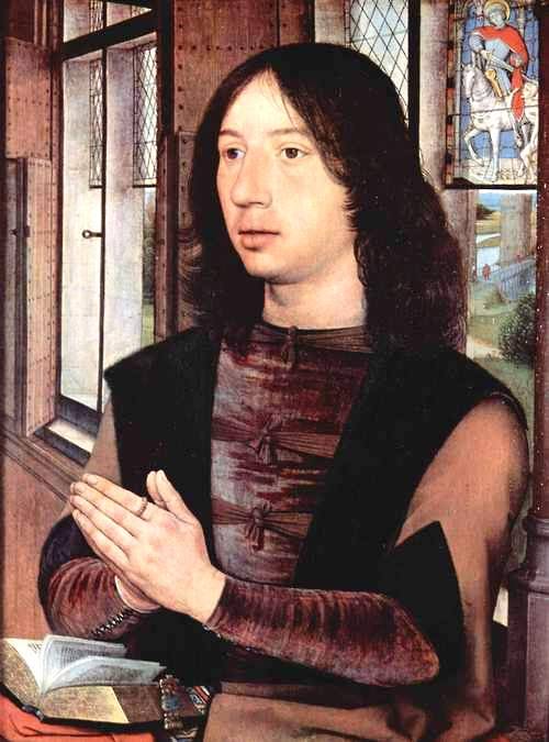 nataliakoptseva:  Diptych of Maarten Nieuwenhove with details Hans Memling 