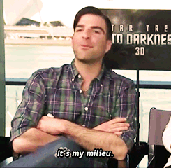  Zachary Quinto explained his totally normal interview vocab 