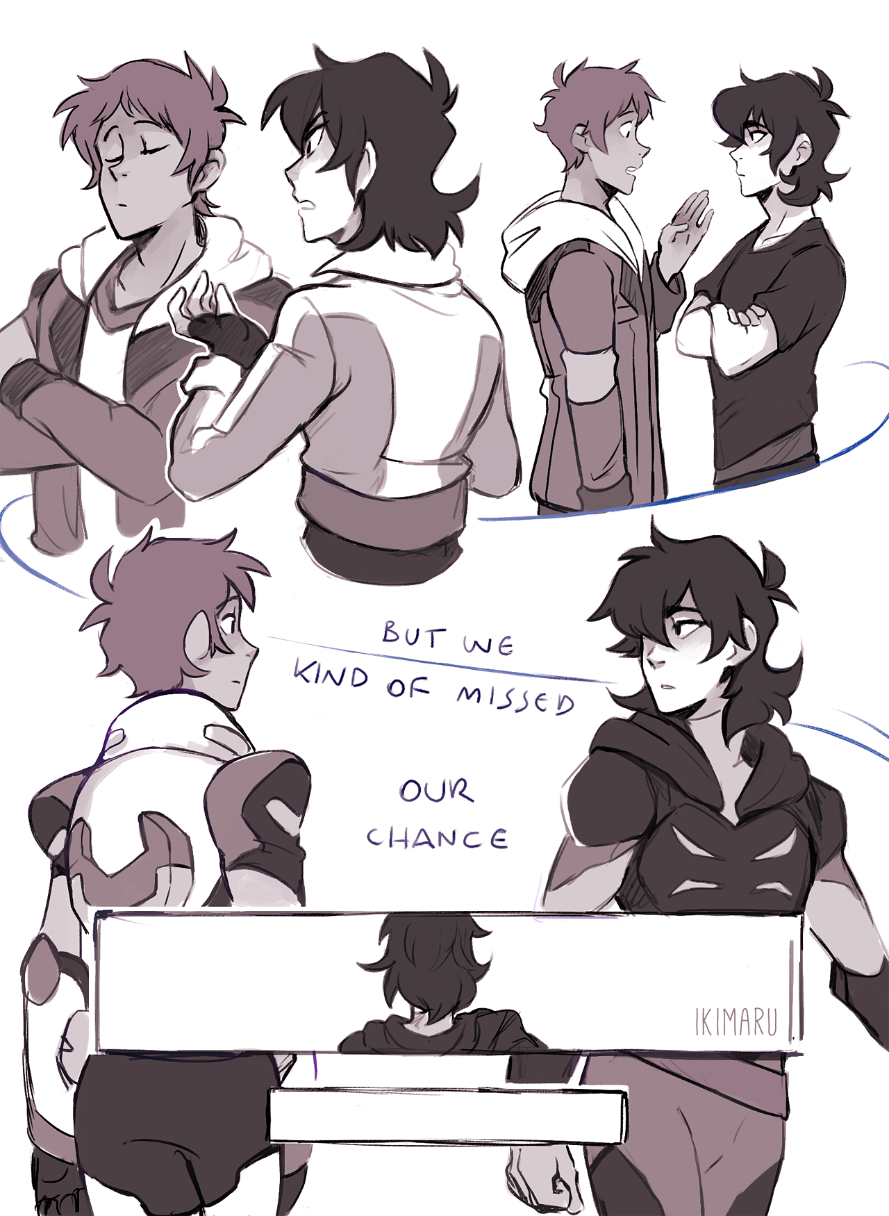 ikimaru: part 5 in which Lance is still thinking about it and Rachel has no time