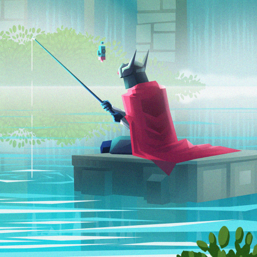 francoyovich:Third Hyper Light Drifter illustration : The Lake. Despite the grim nature of the eve