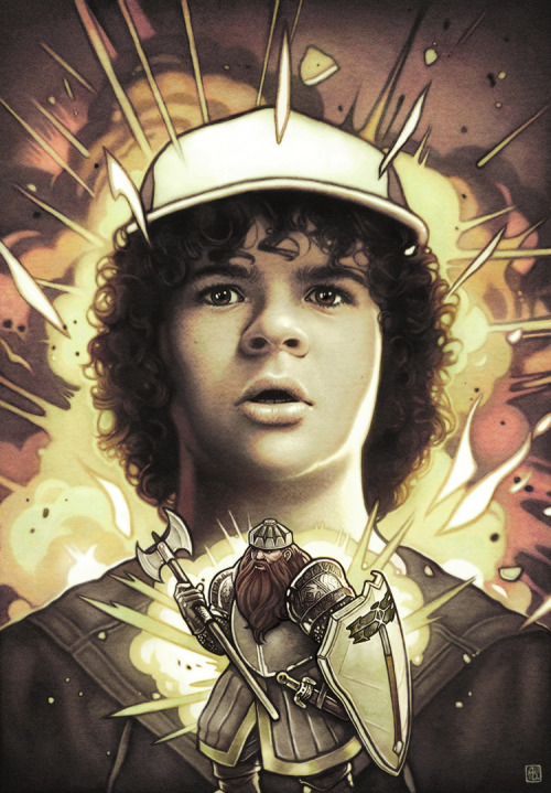 The second variant cover of Dark Horse Comics’ miniseries Stranger Things and Dungeons & D