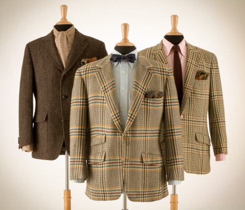 A range of sport coats at the Ivy Style exhibition at MFIT