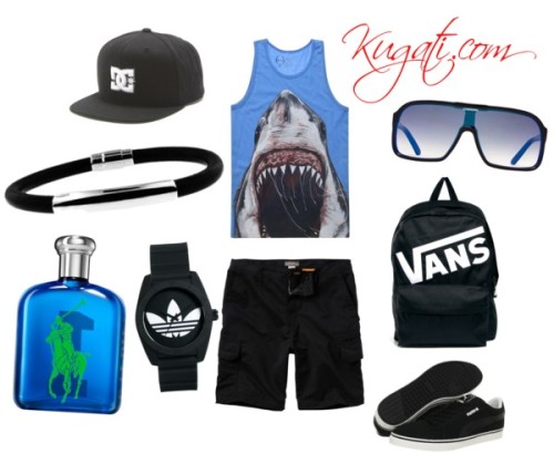 Shark Attack by kugati featuring unisex sunglassesPumasneaker / Unisex sunglasses / Adidas Santiag