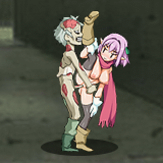 pixel-game-porn:  Cute oppai hentai slut getting rough fucked by an undead zombie’s cock.