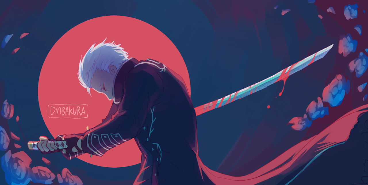 dante and vergil (devil may cry and 2 more) drawn by dmbakura