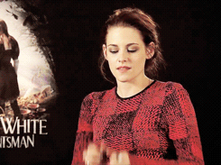 nickcutler:  kristen plays charades  You&rsquo;re so cute, but I have no idea&hellip;