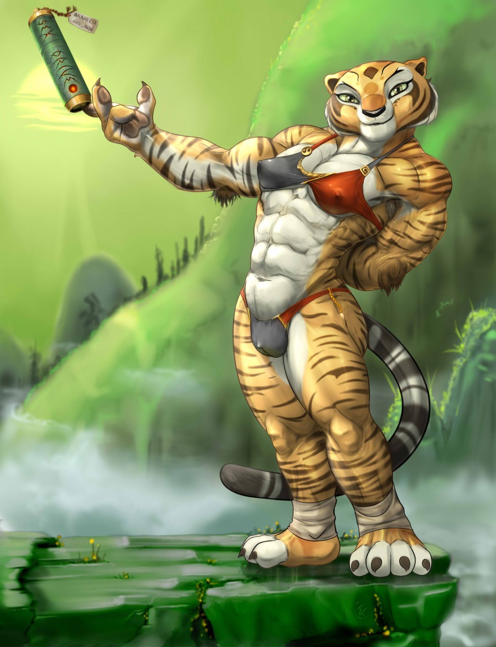 musclegirlart:    Train every part of your body by   ZorroRe   
