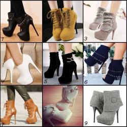 ideservenewshoesblog:  Chic Stiletto Heels Shoes Ankle Boots