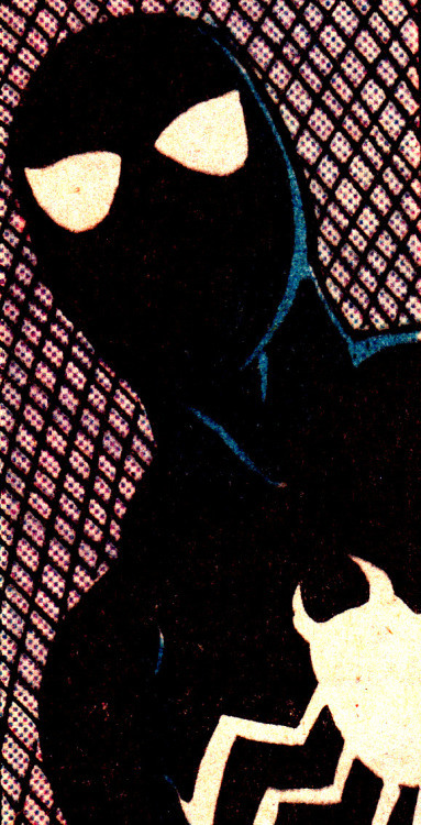 thecomicsvault:  Black Suit Spidey by Sal Buscema & Gerry Talaoc 