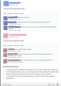 wtfsocialjustice:  Look at the timestamps. They must be real! So scientific. Also, why are you friends on facebook with people who don’t like you?  god this is so fake