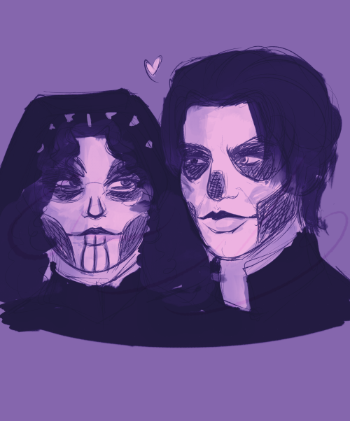 Messy Papa Terzo And Sibling Nephtys(he/she/they) For The Masses In Green And Purple. Which Could Mean